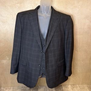 Men’s Coogi Luxe blazer & vest wool blend set